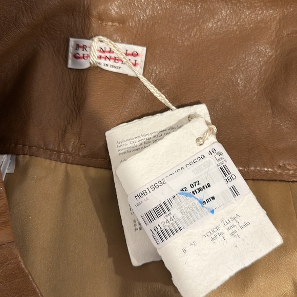 Brunello Cucinelli Leather Maxi Skirt - Picture 12 of 13